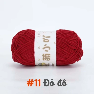 Len nhung gấu 50g sợi 2mm - Độ mềm mịn, dễ móc, làm thú bông siêu dễ dàng 14