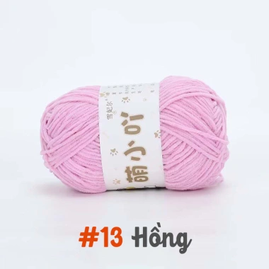 Len nhung gấu 50g sợi 2mm - Độ mềm mịn, dễ móc, làm thú bông siêu dễ dàng 15