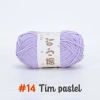 Len nhung gấu 50g sợi 2mm - Độ mềm mịn, dễ móc, làm thú bông siêu dễ dàng 16