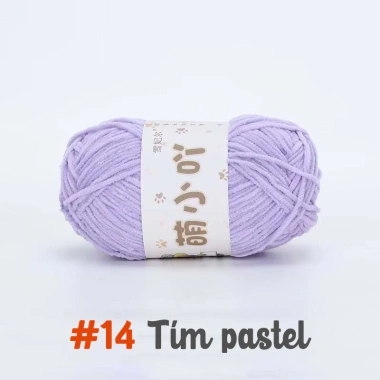 Len nhung gấu 50g sợi 2mm - Độ mềm mịn, dễ móc, làm thú bông siêu dễ dàng 16