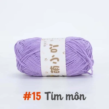 Len nhung gấu 50g sợi 2mm - Độ mềm mịn, dễ móc, làm thú bông siêu dễ dàng 17