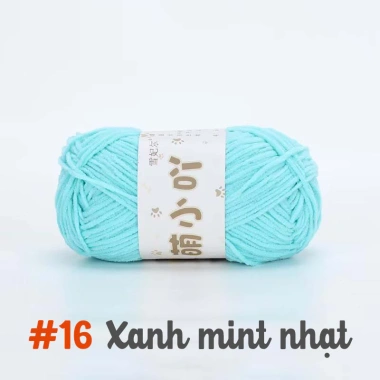 Len nhung gấu 50g sợi 2mm - Độ mềm mịn, dễ móc, làm thú bông siêu dễ dàng 18