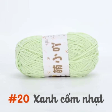 Len nhung gấu 50g sợi 2mm - Độ mềm mịn, dễ móc, làm thú bông siêu dễ dàng 21