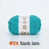 Len nhung gấu 50g sợi 2mm - Độ mềm mịn, dễ móc, làm thú bông siêu dễ dàng 22