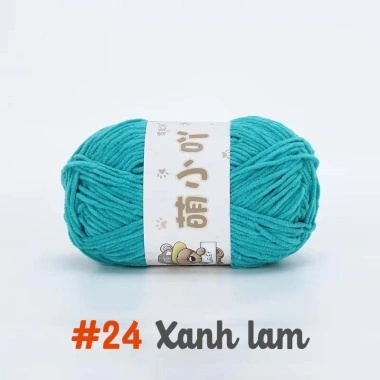 Len nhung gấu 50g sợi 2mm - Độ mềm mịn, dễ móc, làm thú bông siêu dễ dàng 22