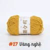 Len nhung gấu 50g sợi 2mm - Độ mềm mịn, dễ móc, làm thú bông siêu dễ dàng 24