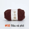 Len nhung gấu 50g sợi 2mm - Độ mềm mịn, dễ móc, làm thú bông siêu dễ dàng 26