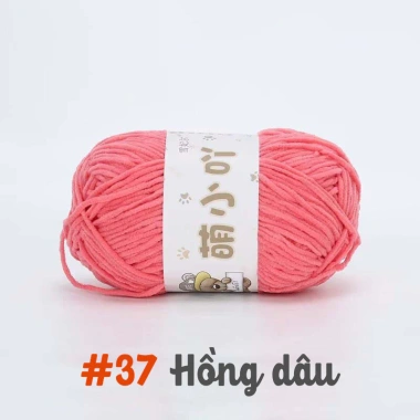 Len nhung gấu 50g sợi 2mm - Độ mềm mịn, dễ móc, làm thú bông siêu dễ dàng 28