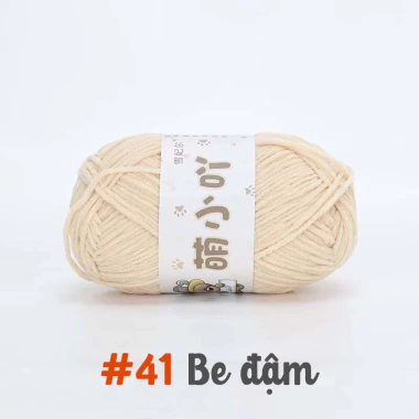 Len nhung gấu 50g sợi 2mm - Độ mềm mịn, dễ móc, làm thú bông siêu dễ dàng 31