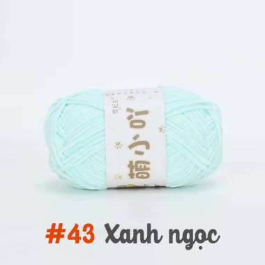 Len nhung gấu 50g sợi 2mm - Độ mềm mịn, dễ móc, làm thú bông siêu dễ dàng 33