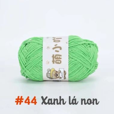 Len nhung gấu 50g sợi 2mm - Độ mềm mịn, dễ móc, làm thú bông siêu dễ dàng 34