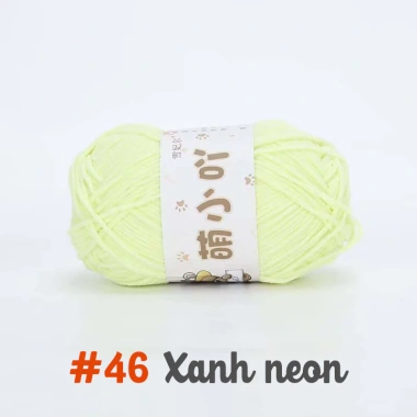 Len nhung gấu 50g sợi 2mm - Độ mềm mịn, dễ móc, làm thú bông siêu dễ dàng 35