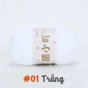 Len nhung gấu 50g sợi 2mm - Độ mềm mịn, dễ móc, làm thú bông siêu dễ dàng 36