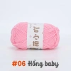 Len nhung gấu 50g sợi 2mm - Độ mềm mịn, dễ móc, làm thú bông siêu dễ dàng 40