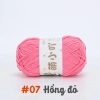 Len nhung gấu 50g sợi 2mm - Độ mềm mịn, dễ móc, làm thú bông siêu dễ dàng 41