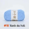 Len nhung gấu 50g sợi 2mm - Độ mềm mịn, dễ móc, làm thú bông siêu dễ dàng 43