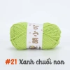 Len nhung gấu 50g sợi 2mm - Độ mềm mịn, dễ móc, làm thú bông siêu dễ dàng 44