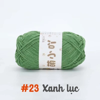 Len nhung gấu 50g sợi 2mm - Độ mềm mịn, dễ móc, làm thú bông siêu dễ dàng 46
