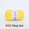 Len nhung gấu 50g sợi 2mm - Độ mềm mịn, dễ móc, làm thú bông siêu dễ dàng 48