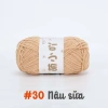 Len nhung gấu 50g sợi 2mm - Độ mềm mịn, dễ móc, làm thú bông siêu dễ dàng 49