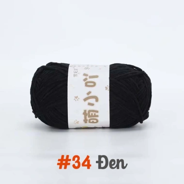 Len nhung gấu 50g sợi 2mm - Độ mềm mịn, dễ móc, làm thú bông siêu dễ dàng 52