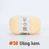 Len nhung gấu 50g sợi 2mm - Độ mềm mịn, dễ móc, làm thú bông siêu dễ dàng 54