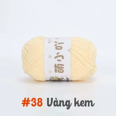 Len nhung gấu 50g sợi 2mm - Độ mềm mịn, dễ móc, làm thú bông siêu dễ dàng 54