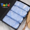 Len ống Cotton Love 100g màu loang: Đan móc khăn áo mũ, giá chỉ 42.300₫