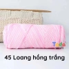 Len ống Cotton Love 100g màu loang: Đan móc khăn áo mũ, giá chỉ 42.300₫ 11