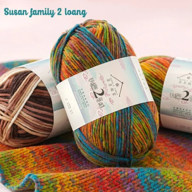 Len Susan Family 2 loang sợi to tơi xốp 3mm - Cuộn 100g, giá ưu đãi 89.100đ - Tada Craft 2