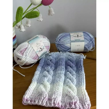 Len Susan Family 2 loang sợi to tơi xốp 3mm - Cuộn 100g, giá ưu đãi 89.100đ - Tada Craft 16