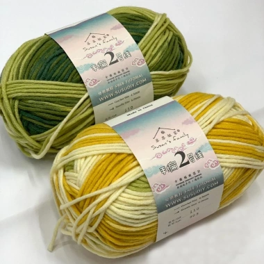 Len Susan Family 2 loang sợi to tơi xốp 3mm - Cuộn 100g, giá ưu đãi 89.100đ - Tada Craft 17