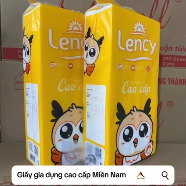 Lency Combo 1 Lốc 10 cuộn giấy vệ sinh 3 lớp và Túi khăn giấy rút 1.280 tờ 4 lớp - Giá ưu đãi 136k 7 Lency Combo 1 Lốc 10 cuộn giấy vệ sinh 3 lớp và Túi khăn giấy rút 1.280 tờ 4 lớp - Giá ưu đãi 136k 7