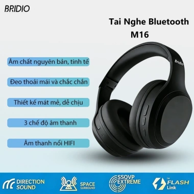Lenovo Brodio M16 Tai Nghe Bluetooth Chụp Tai Âm Thanh Nổi, Giảm Ồn, Chống Thấm Nước, Mic, Android iOS PC 9 Lenovo Brodio M16 Tai Nghe Bluetooth Chụp Tai Âm Thanh Nổi, Giảm Ồn, Chống Thấm Nước, Mic, Android iOS PC 9