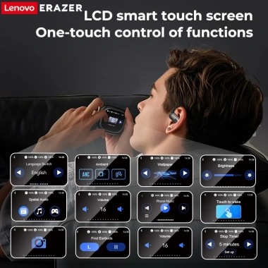 Lenovo ERAZER XF38 Tai nghe Bluetooth màn hình cảm ứng IPX5 giảm giá 459.000₫ 2
