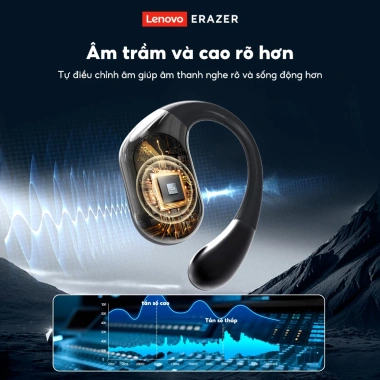 Lenovo ERAZER XF51 AI dịch 134 ngôn ngữ, Bluetooth 5.0, âm thanh HD, tai nghe thể thao chống nước IP55 - Giá 289.000₫ 9