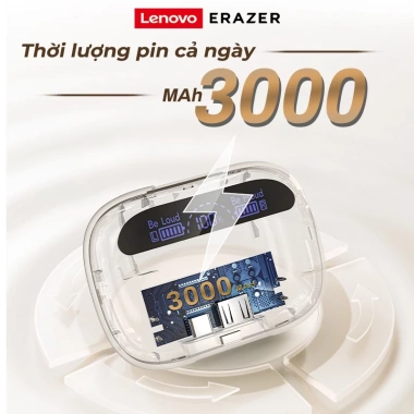 Lenovo ERAZER XP18 3.000mAh Tai nghe dịch thuật LED V6.0 Bluetooth, sạc dự phòng, IPX5 3