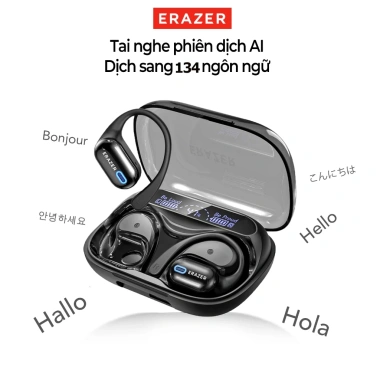 Lenovo erazer XP18 Tai nghe dịch AI, Bluetooth 6.0, LED, Pin 3.000mAh sạc dự phòng, HiFi, chống nước, ASMR – 230.000₫