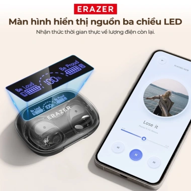 Lenovo erazer XP18 Tai nghe dịch AI, Bluetooth 6.0, LED, Pin 3.000mAh sạc dự phòng, HiFi, chống nước, ASMR – 230.000₫ 8 Lenovo erazer XP18 Tai nghe dịch AI, Bluetooth 6.0, LED, Pin 3.000mAh sạc dự phòng, HiFi, chống nước, ASMR – 230.000₫ 8