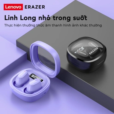 Lenovo ERAZER XT62 MAX Tai nghe Bluetooth 5.4 không dây Sport TWS chống nước Mic 2
