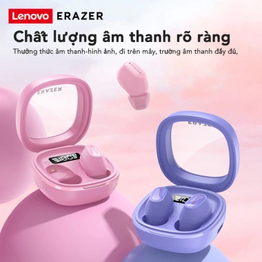 Lenovo ERAZER XT62 MAX Tai nghe Bluetooth 5.4 không dây Sport TWS chống nước Mic 3