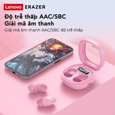 Lenovo ERAZER XT62 MAX Tai nghe Bluetooth 5.4 không dây Sport TWS chống nước Mic 4
