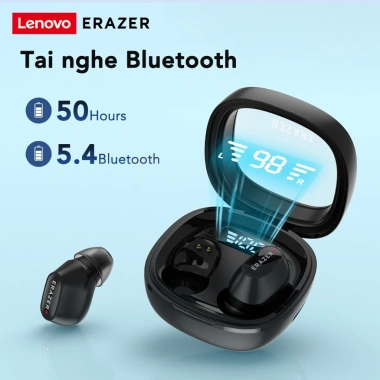 Lenovo ERAZER XT62 MAX Tai nghe Bluetooth 5.4 không dây Sport TWS chống nước Mic 6