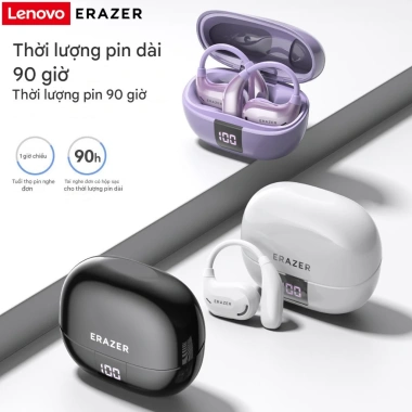 Lenovo ERAZER XT66 PRO - Tai nghe AI Translator Bluetooth 5.4, ASMR, LED, 13h pin 7