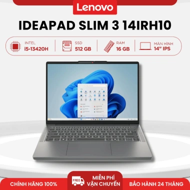 Lenovo IdeaPad Slim 3 14IRH10 i5-13.420H 16GB 512GB 14 inch WUXGA Win11 16,99 triệu