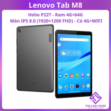 Lenovo Tab M8 8 inch FHD, Ram 4GB, 64GB, hỗ trợ 4G WiFi - Giá giảm 1.798.000₫