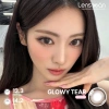 LENS 1 NGÀY Giãn Tròng Kính Áp Tròng Cận Nâu Tự Nhiên Trong Veo Viền Tròn OLENS GLOWY TEAR Giá Ưu Đãi 141.550 VND 4