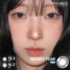 LENS 1 NGÀY Giãn Tròng Kính Áp Tròng Cận Nâu Tự Nhiên Trong Veo Viền Tròn OLENS GLOWY TEAR Giá Ưu Đãi 141.550 VND 9