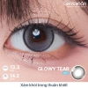 LENS 1 NGÀY Giãn Tròng Kính Áp Tròng Cận Nâu Tự Nhiên Trong Veo Viền Tròn OLENS GLOWY TEAR Giá Ưu Đãi 141.550 VND 10