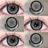 Lens cận (0~-6,00) kính áp tròng cận thị màu xám cho mắt to, 14.5mm, bảo hành 1 năm, giá 53.000₫